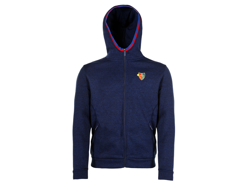 Strickfleece-Jacke navy