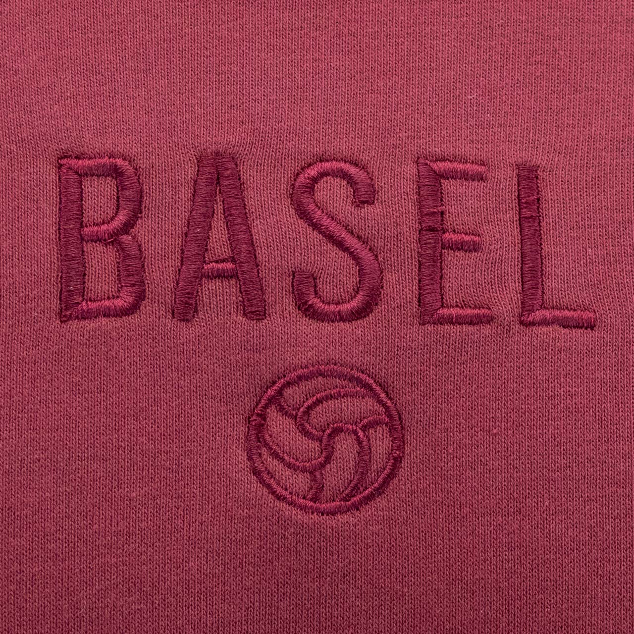 Sweatshirt rostrot "Basel"
