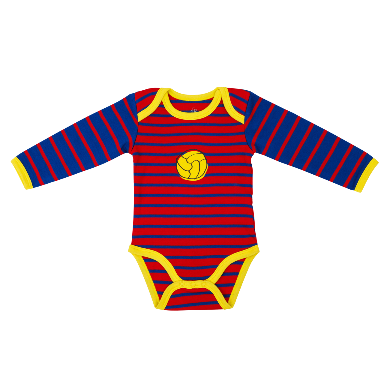 Baby Body langarm gestreift Ball