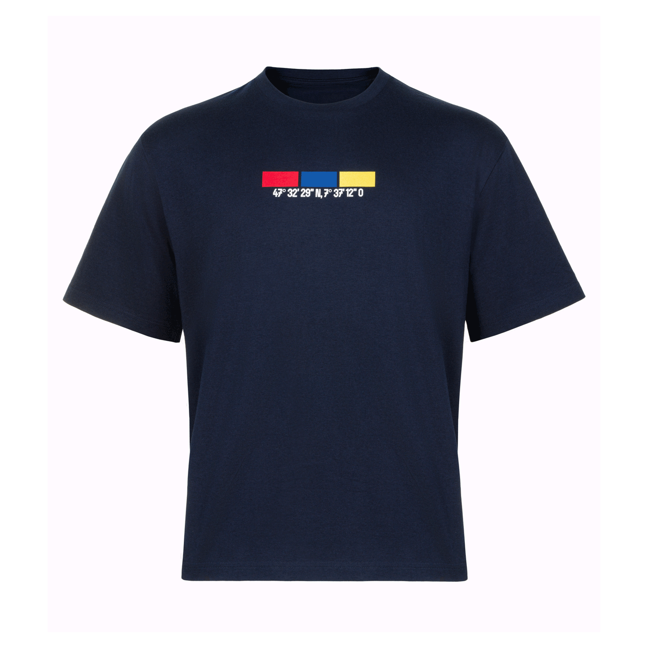 T-Shirt Navy Koordinaten