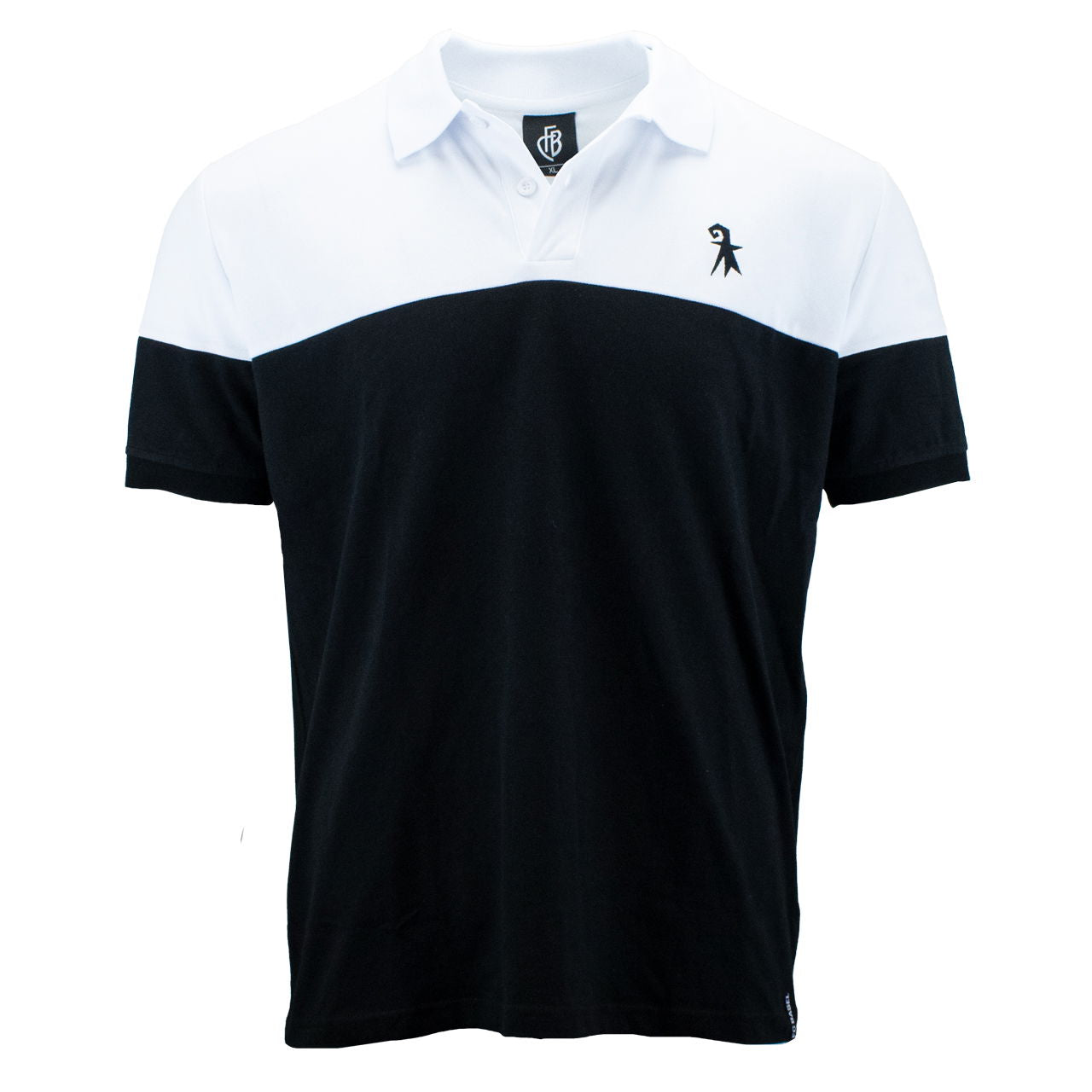 Poloshirt schwarz/weiss BS
