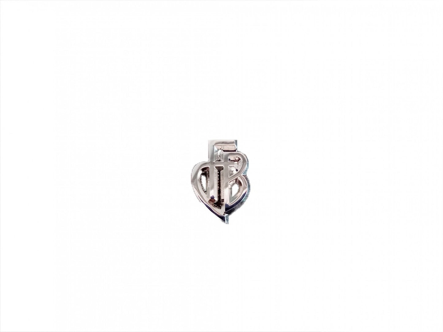 Monogramm-Pin silber