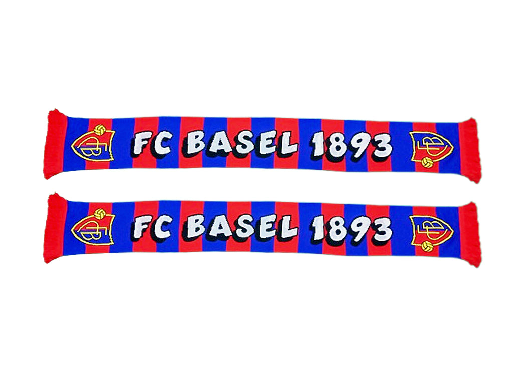 Kinderblockschal rot-blau