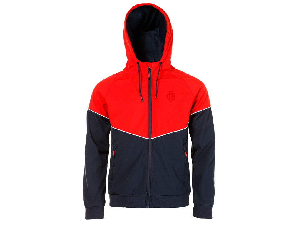 Softshelljacke rotblau