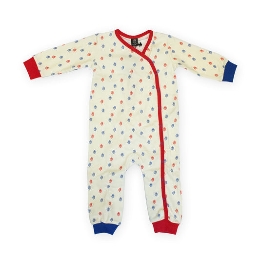 Baby Strampler crème Mono