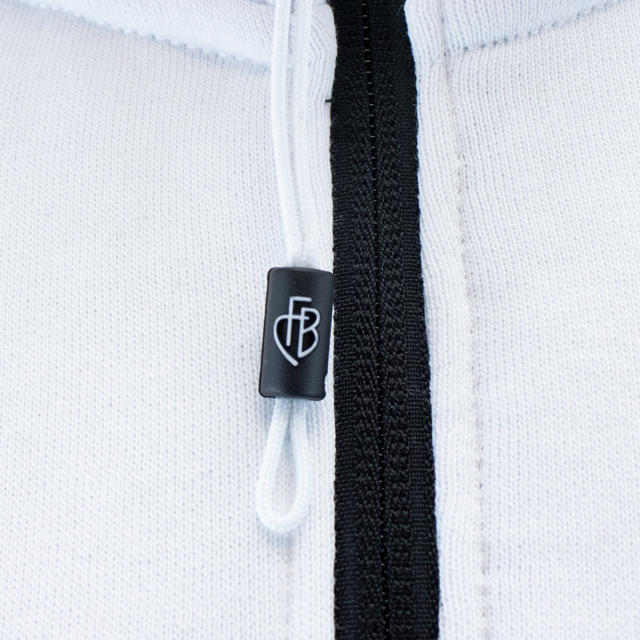 Half-Zip Sweatshirt schwarz/weiss BS