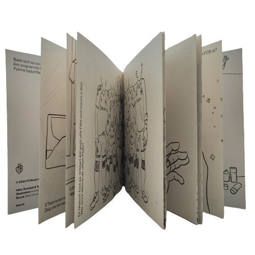 FCB-Malbuch „Immer witer!“