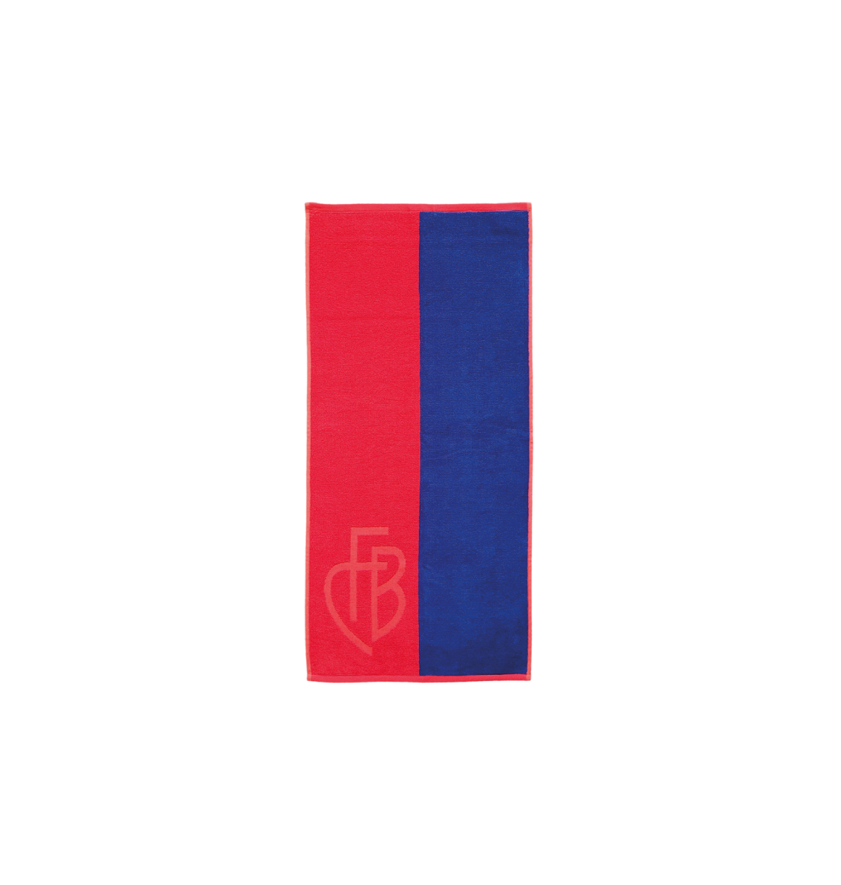FCB-Handtuch rotblau Mono