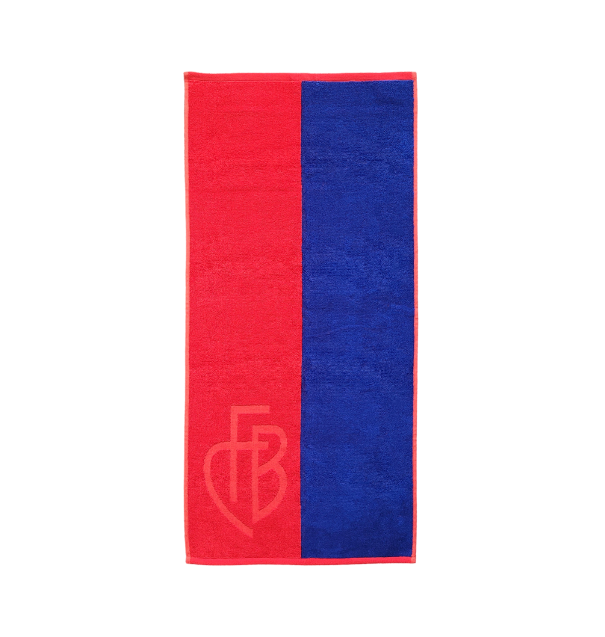 FCB-Duschtuch rotblau Mono