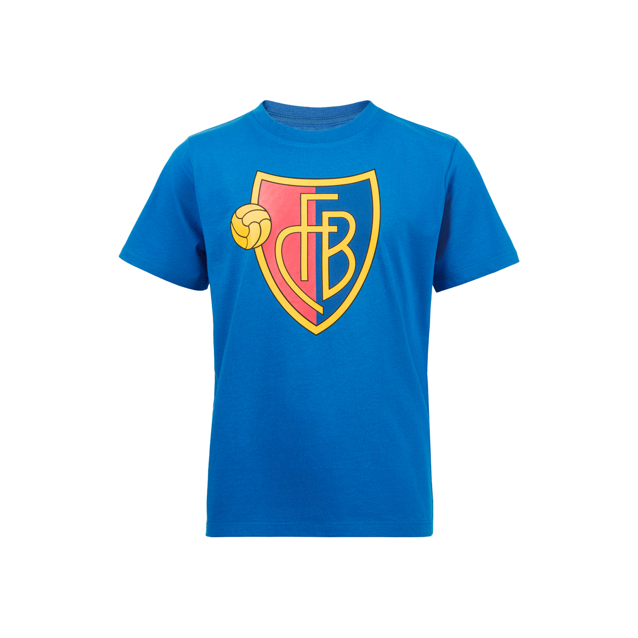 T-Shirt Kids blau Wappen