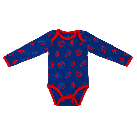 Baby Body langarm blau