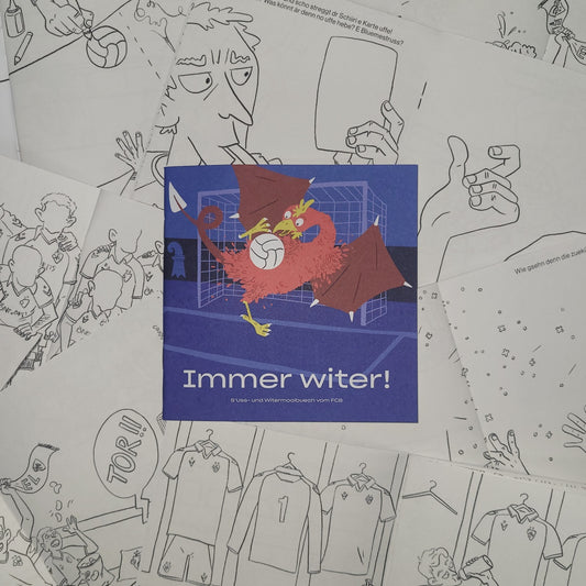 FCB-Malbuch „Immer witer!“