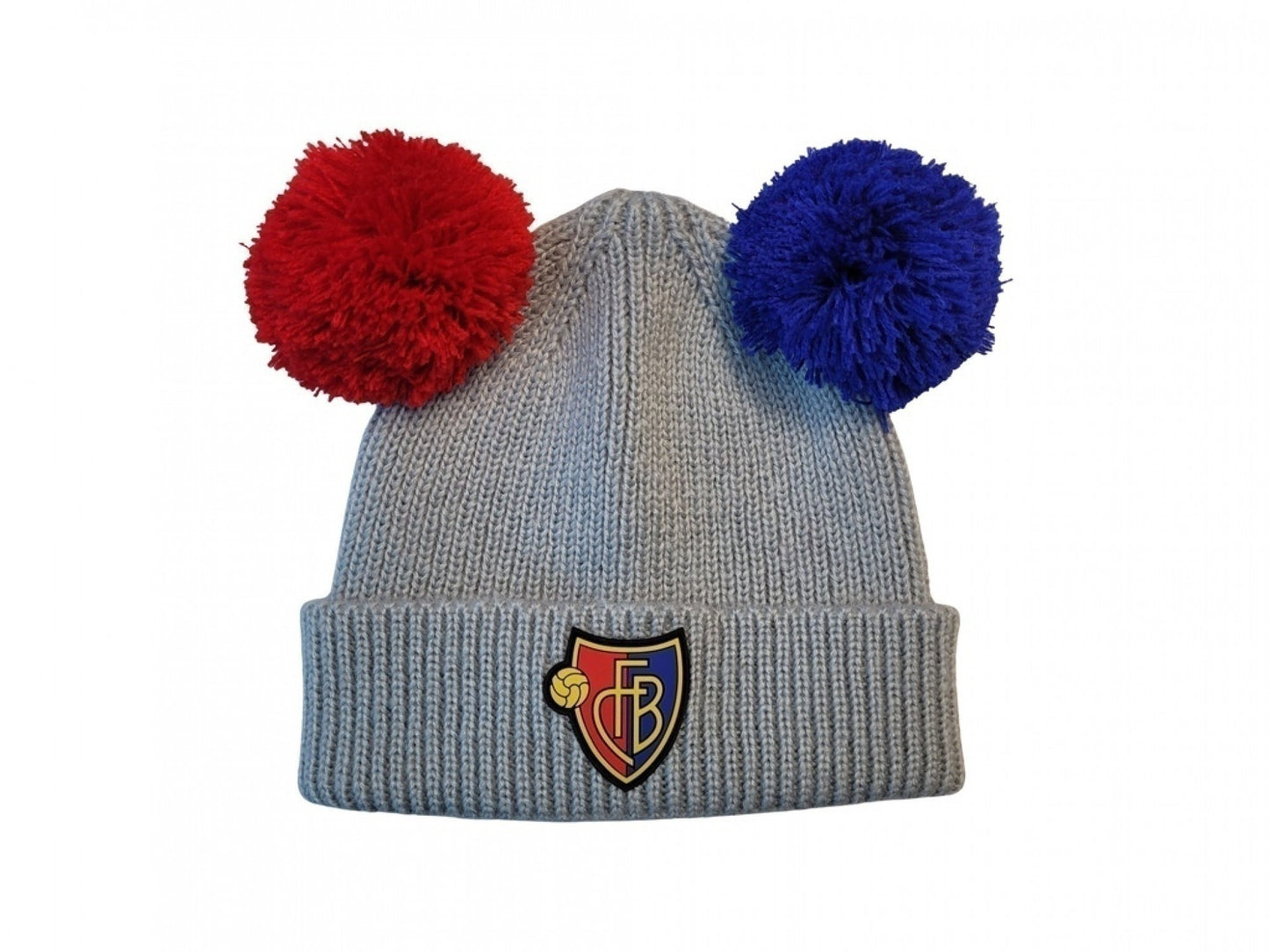 Kinder-Bommelmütze grau