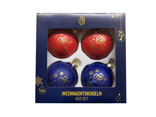 Weihnachtskugeln 4er Set