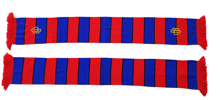 Blockschal mit Monogrammstick