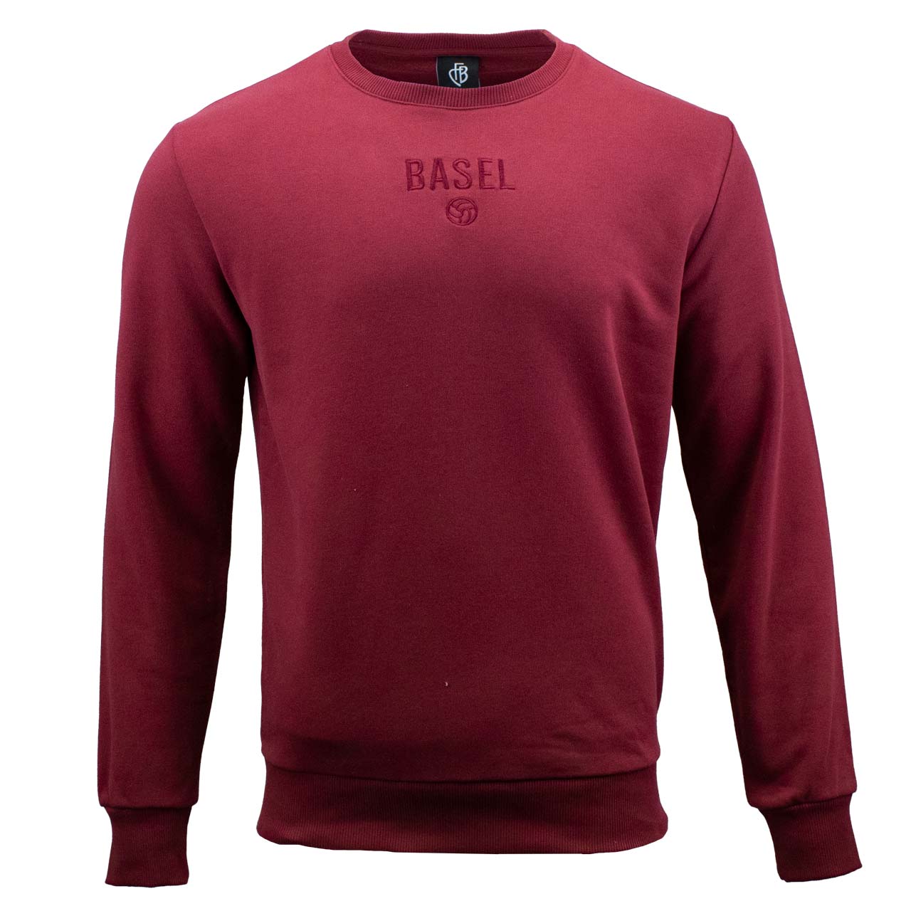 Sweatshirt rostrot "Basel"