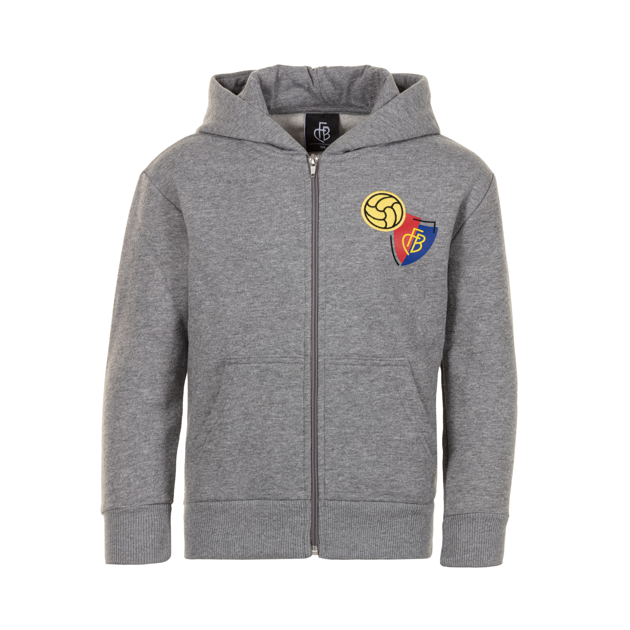 Zip Hoodie Kids grau