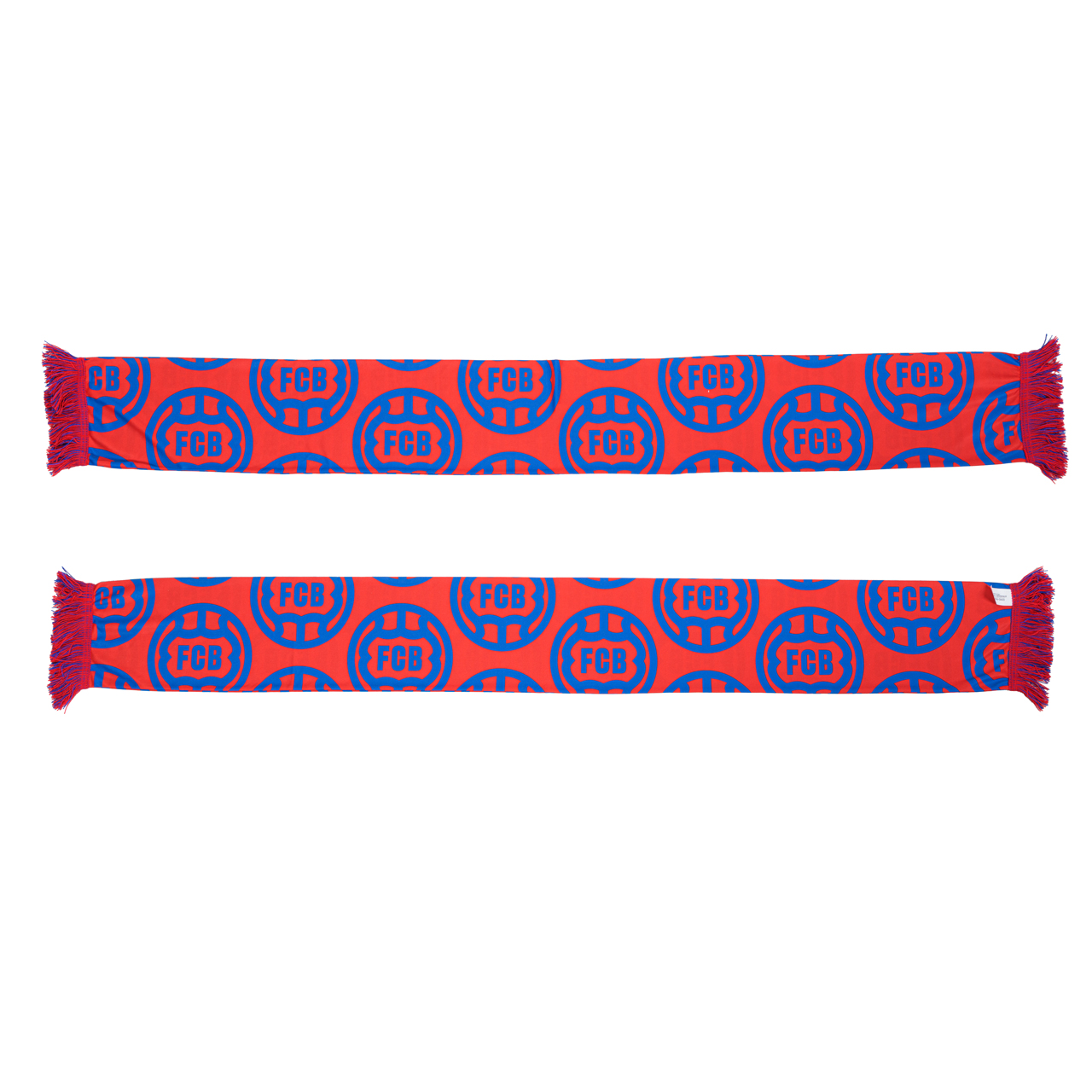 Polyschal Retroball rot/blau