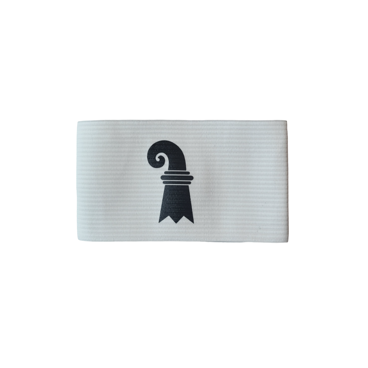 Kapitänsbinde weiss mit Baslerstab