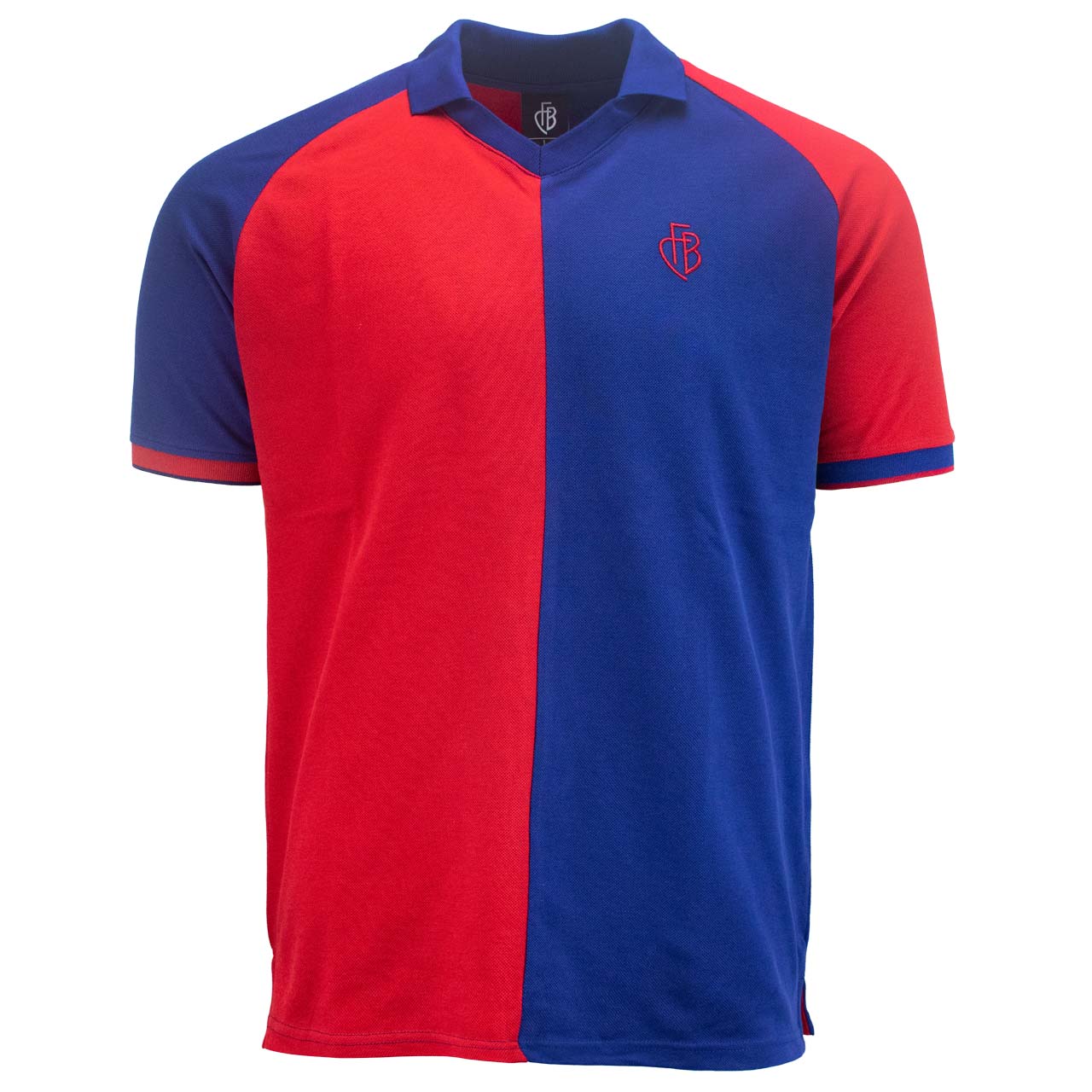 Poloshirt rotblau Mono