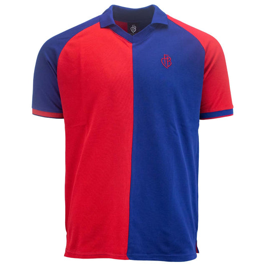 Poloshirt rotblau Mono