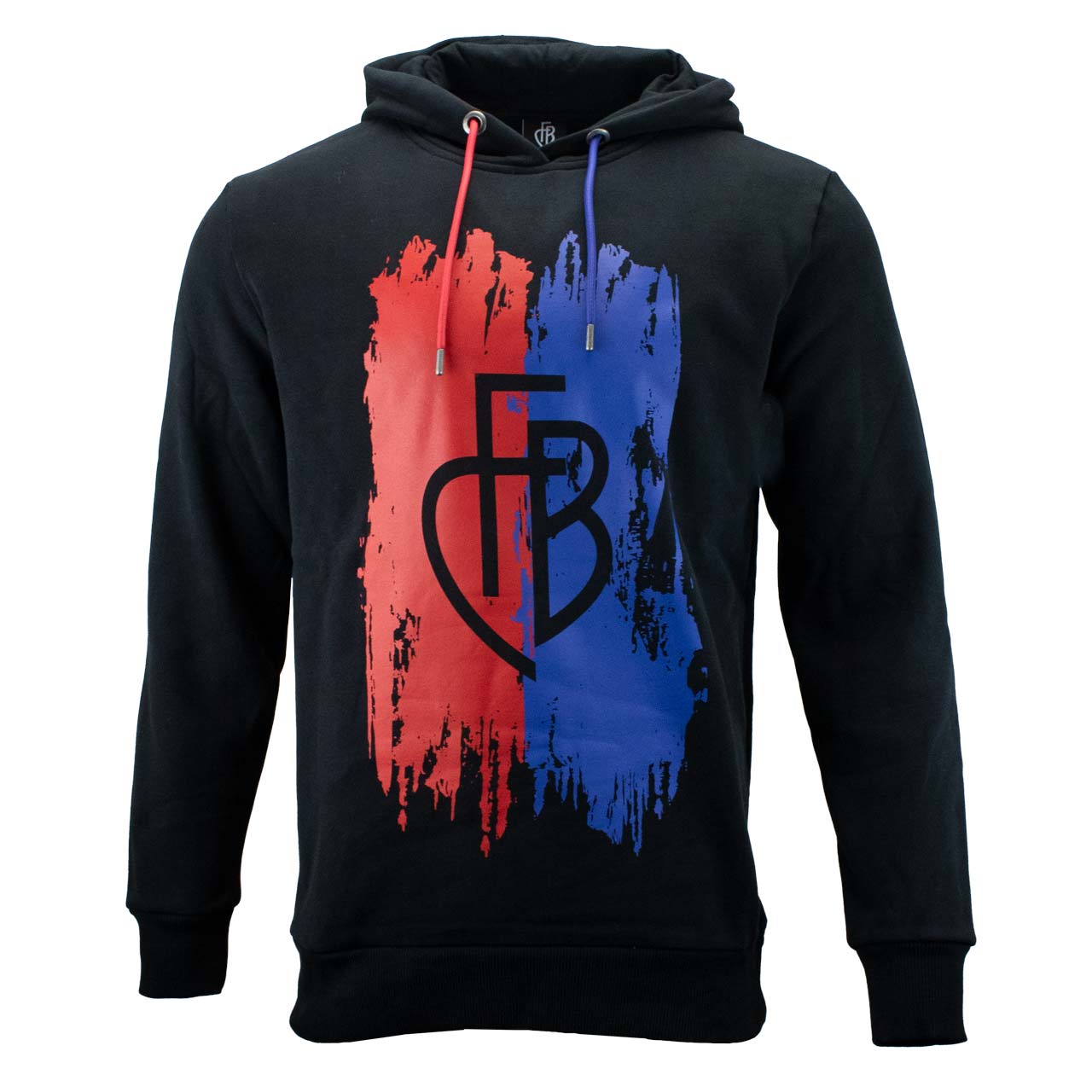 Hoodie schwarz Pinsel