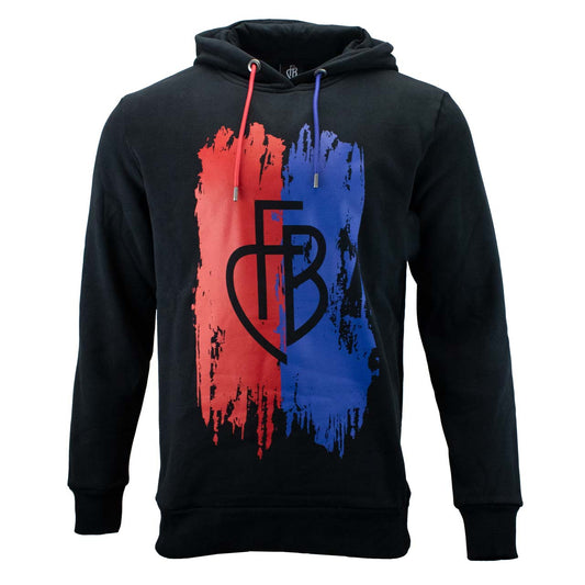 Hoodie schwarz Pinsel