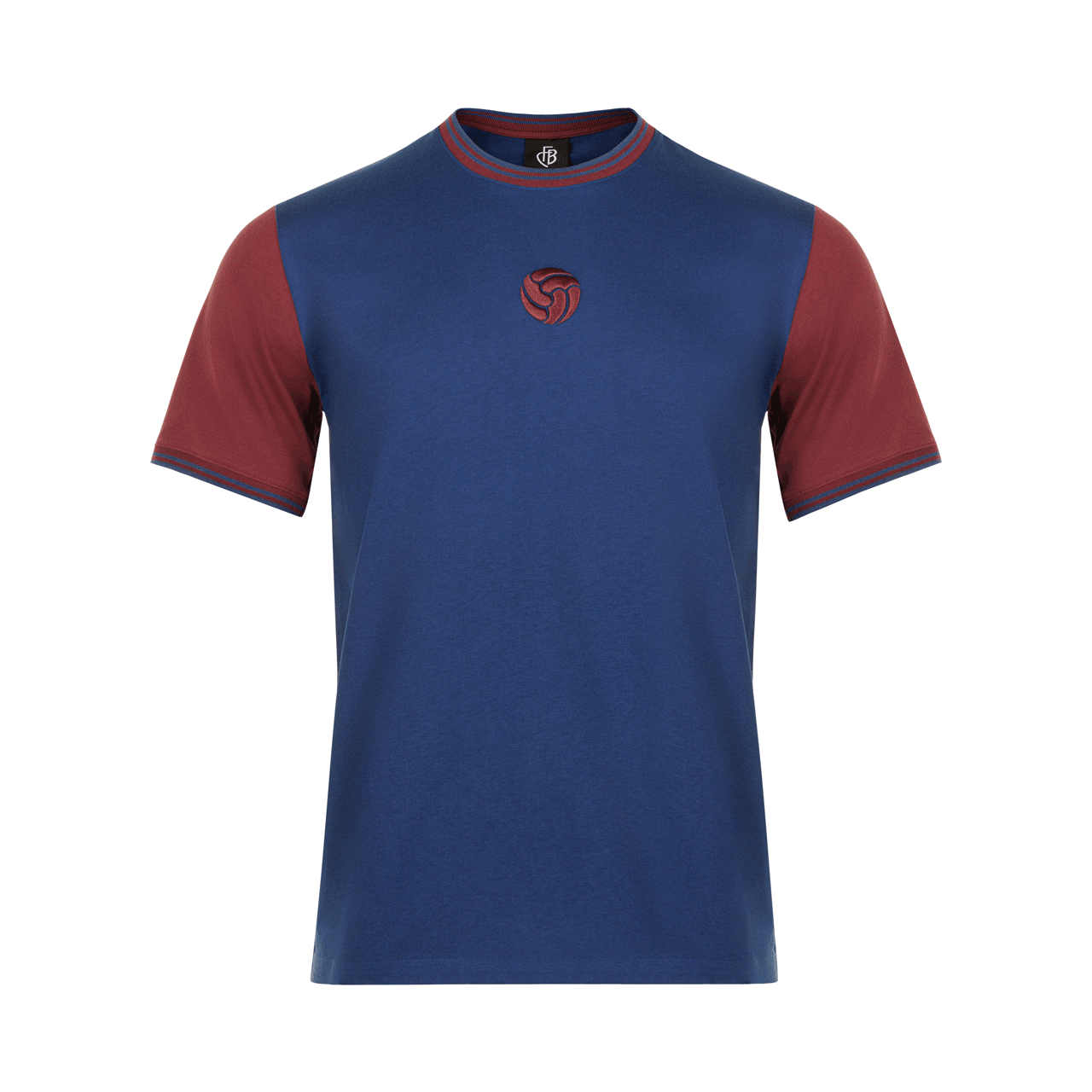 T-Shirt rotblau Ball