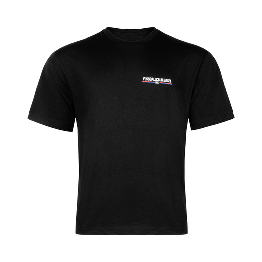 T-Shirt schwarz Fussballclub Basel