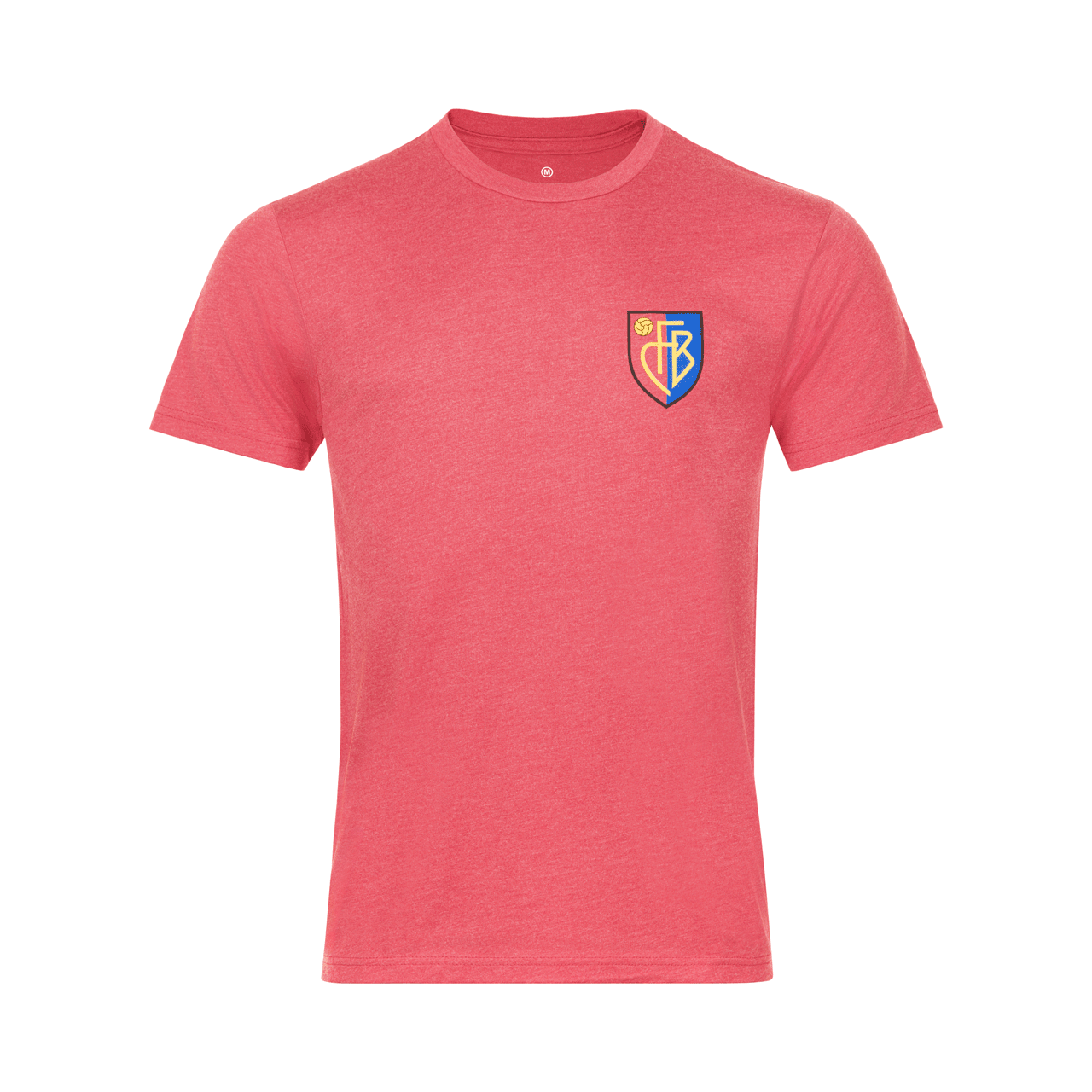 T-Shirt rot meliert Basel retro