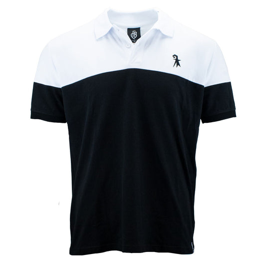 Poloshirt schwarz/weiss BS