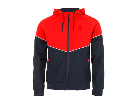 Softshelljacke rotblau