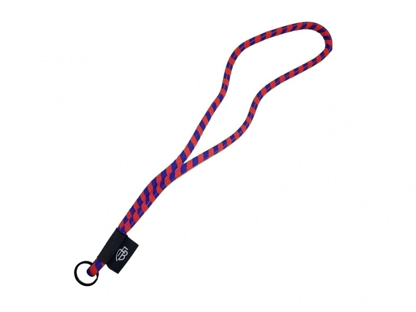 Lanyard rund rotblau